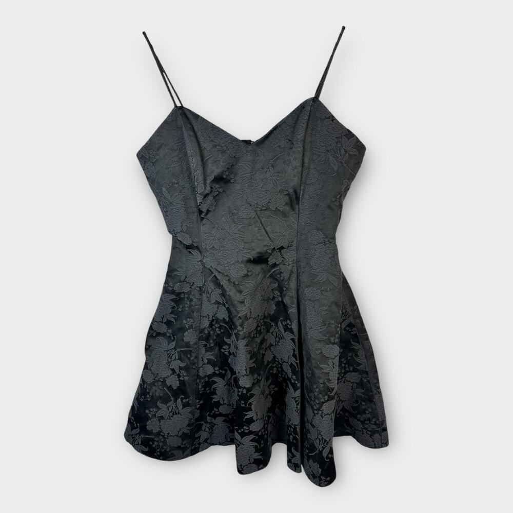 Scott McClintock Womens size Small Medium Vintage Embroidered Mini Dress 90s